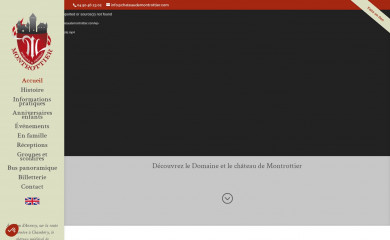chateaudemontrottier.com screenshot
