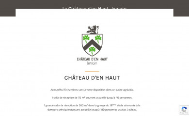 chateaudenhaut.fr screenshot