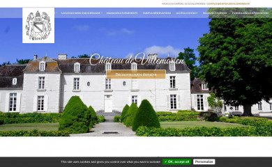chateaudevillemorien.com screenshot