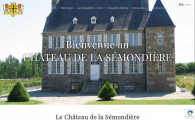 chateaulasemondiere.fr screenshot