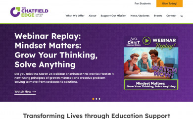 chatfieldedge.org screenshot