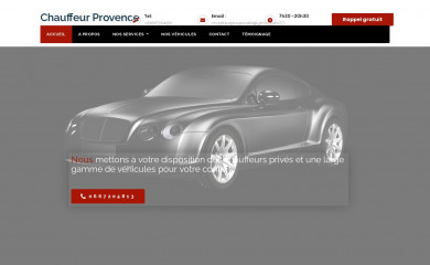 chauffeur-provence.fr screenshot