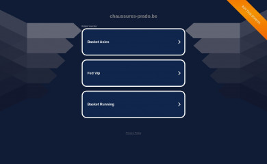 chaussures-prado.be screenshot