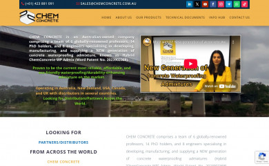 chemconcrete.com.au screenshot