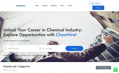 chemhire.com screenshot