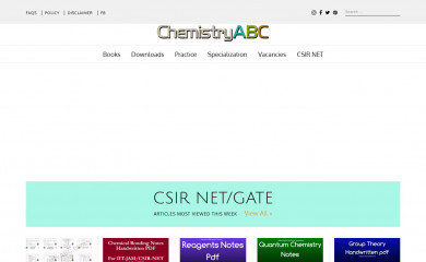 chemistryabc.com screenshot