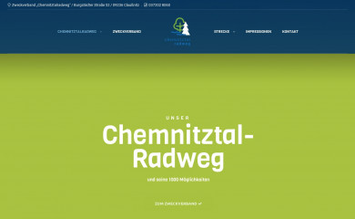 chemnitztalradweg.de screenshot