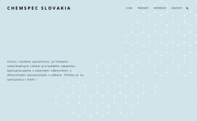 chemspec.sk screenshot