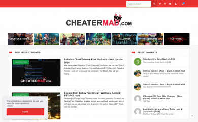 cheatermad.com screenshot