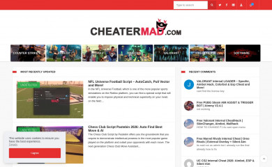 cheatermad.com screenshot