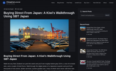 cheapcars.co.nz screenshot