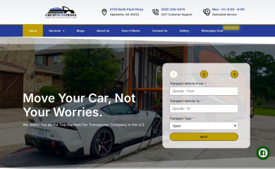 cheapautotrans.com screenshot