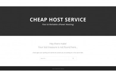 cheaphostservice.com screenshot