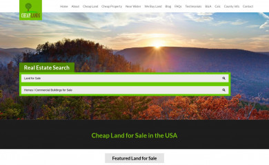 cheaplands.com screenshot