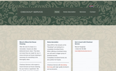 checkoutservice.nl screenshot