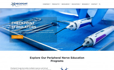 checkpointsurgical.com screenshot