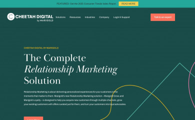 cheetahdigital.com screenshot