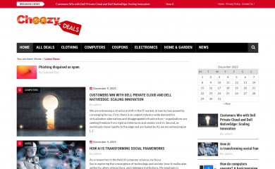 cheezydeals.com screenshot