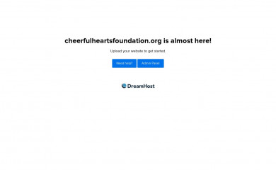 cheerfulheartsfoundation.org screenshot