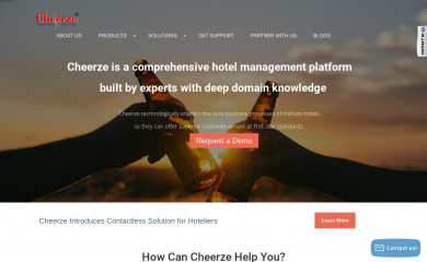 cheerze.com screenshot