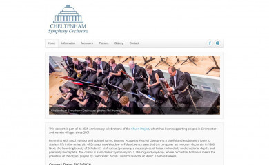 cheltenhamsymphonyorchestra.info screenshot