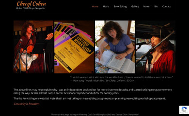 cherylcohen.ca screenshot