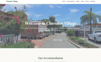 cherokeevillage.com.au screenshot
