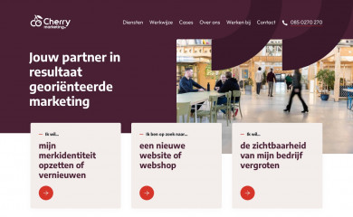 http://cherry-communicatie.nl screenshot