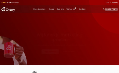 http://cherry-communicatie.nl screenshot