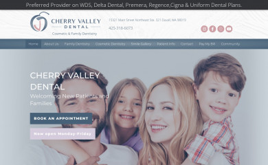 cherryvalleydental.com screenshot