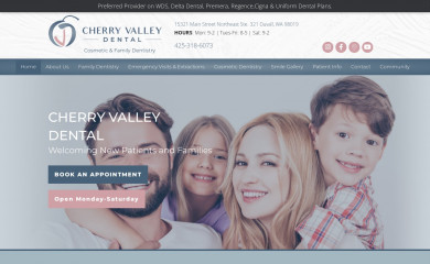 cherryvalleydental.com screenshot