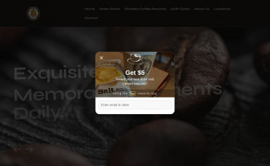 cheshirecoffee.com screenshot