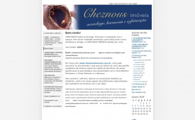 cheznousimoveis.com.br screenshot