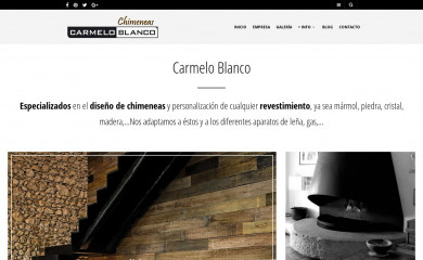 chimeneascarmeloblanco.com screenshot