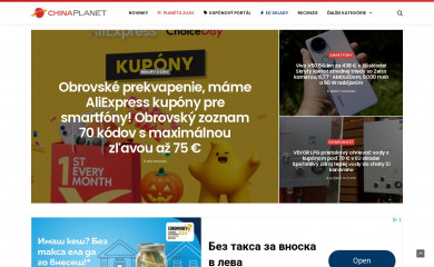 chinaplanet.sk screenshot