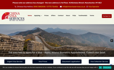 chinavisaservices.co.uk screenshot