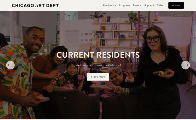 chicagoartdepartment.org screenshot