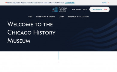 chicagohistory.org screenshot