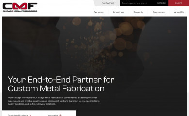 chicagometal.com screenshot