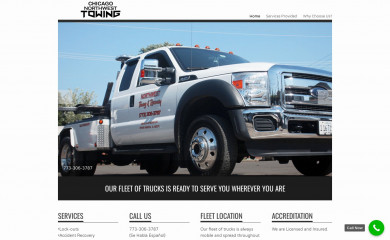 chicagonorthwesttowing.com screenshot