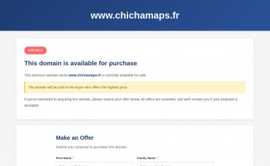 chichamaps.fr screenshot