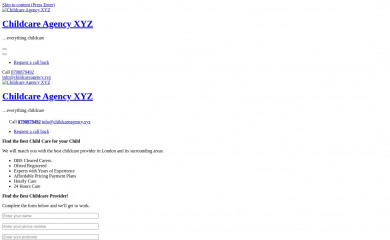 childcareagency.xyz screenshot