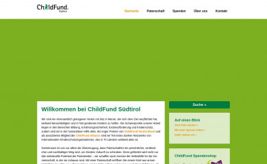 childfund.it screenshot