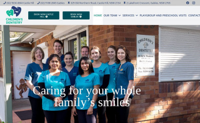 childrensdentist.com.au screenshot