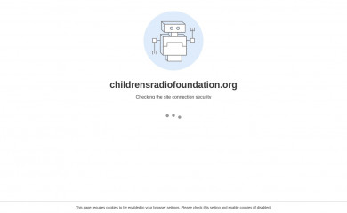 childrensradiofoundation.org screenshot