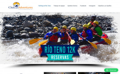 chileanadventures.com screenshot
