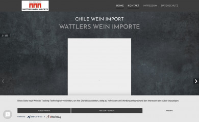 chileweinimport.de screenshot