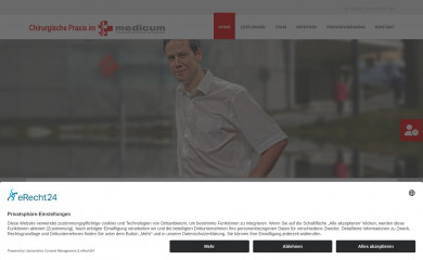 chirurgen-wiesbaden.de screenshot