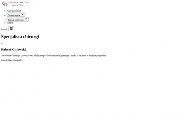 chirurgnowysacz.com.pl screenshot