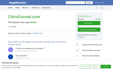 chirofunnel.com screenshot